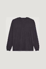 Element Lowcase Pigment Men's Long Sleeve T-Shirt | Off Black | Surfwax