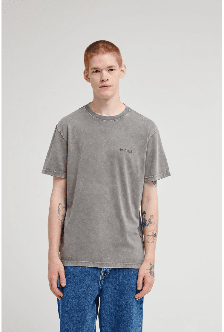 Element Lowcase Pigment Men's T-Shirt | Dark Slate | Surfwax