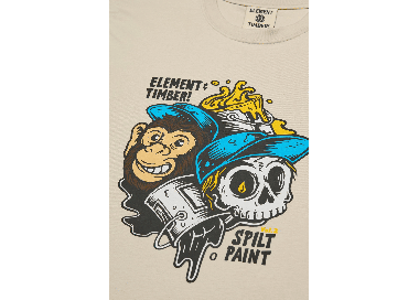 Element Timber Flow Men's T-Shirt | Oat Milk | Surfwax