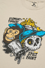 Element Timber Flow Men's T-Shirt | Oat Milk | Surfwax