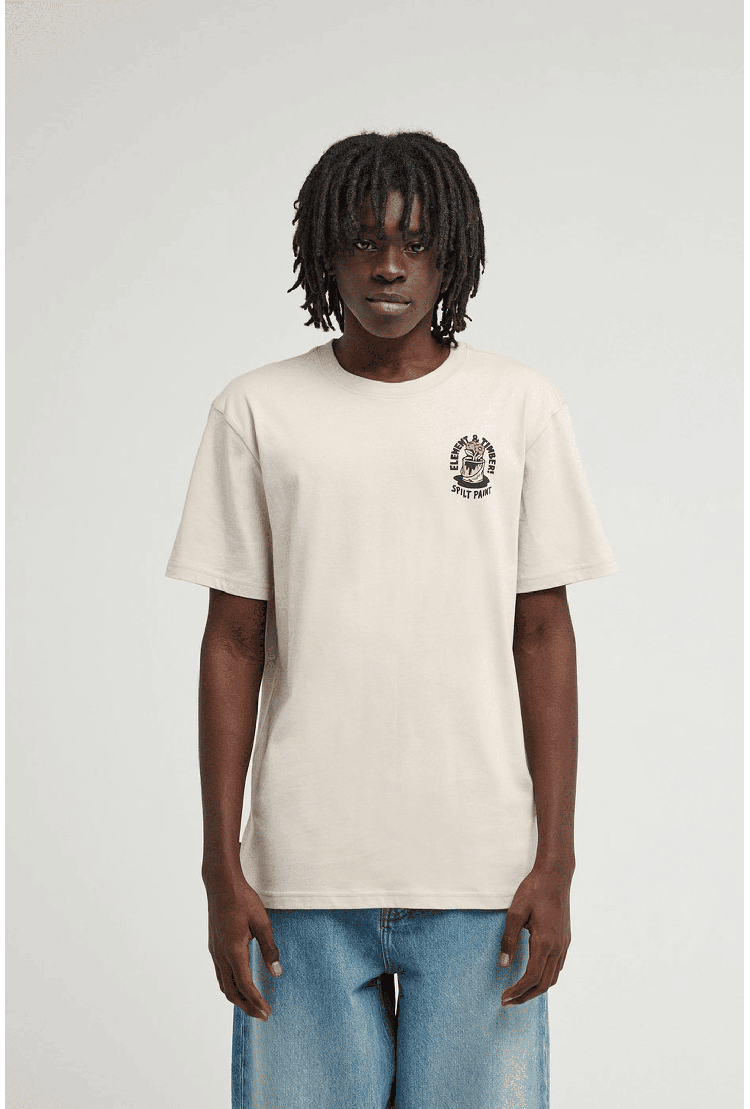 Element Timber Flower Pot Men's T-Shirt | Oat Milk | Surfwax