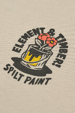 Element Timber Flower Pot Men's T-Shirt | Oat Milk | Surfwax