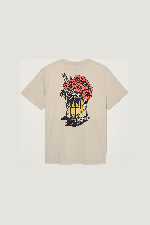 Element Timber Flower Pot Men's T-Shirt | Oat Milk | Surfwax