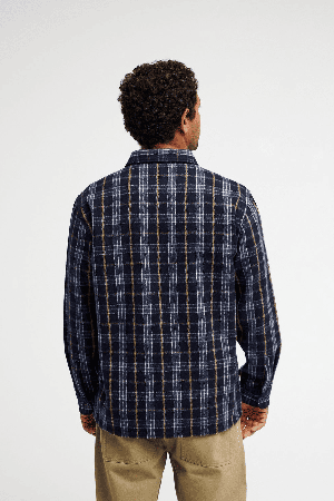Quiksilver Diamond Wool Men's Shirt | Dark Navy Diamond Check | Surfwax