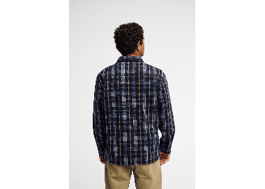 Quiksilver Diamond Wool Men's Shirt | Dark Navy Diamond Check | Surfwax