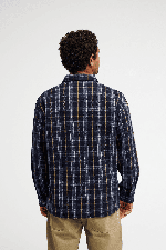 Quiksilver Diamond Wool Men's Shirt | Dark Navy Diamond Check | Surfwax