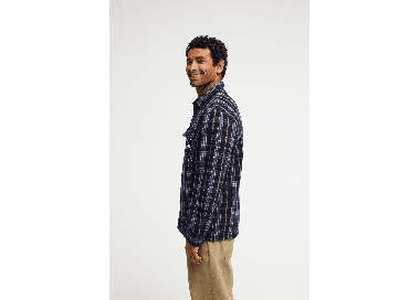 Quiksilver Diamond Wool Men's Shirt | Dark Navy Diamond Check | Surfwax