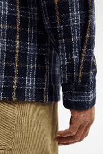 Quiksilver Diamond Wool Men's Shirt | Dark Navy Diamond Check | Surfwax