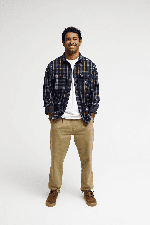 Quiksilver Diamond Wool Men's Shirt | Dark Navy Diamond Check | Surfwax