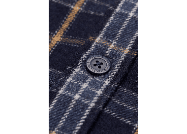 Quiksilver Diamond Wool Men's Shirt | Dark Navy Diamond Check | Surfwax