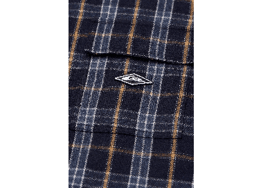 Quiksilver Diamond Wool Men's Shirt | Dark Navy Diamond Check | Surfwax