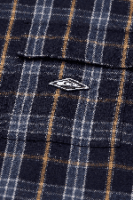 Quiksilver Diamond Wool Men's Shirt | Dark Navy Diamond Check | Surfwax