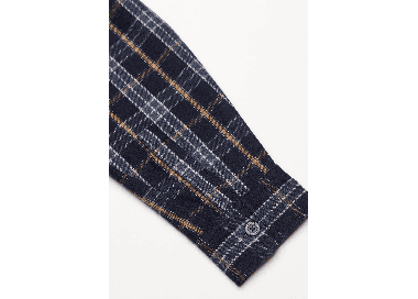 Quiksilver Diamond Wool Men's Shirt | Dark Navy Diamond Check | Surfwax