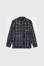 Quiksilver Diamond Wool Men's Shirt | Dark Navy Diamond Check | Surfwax