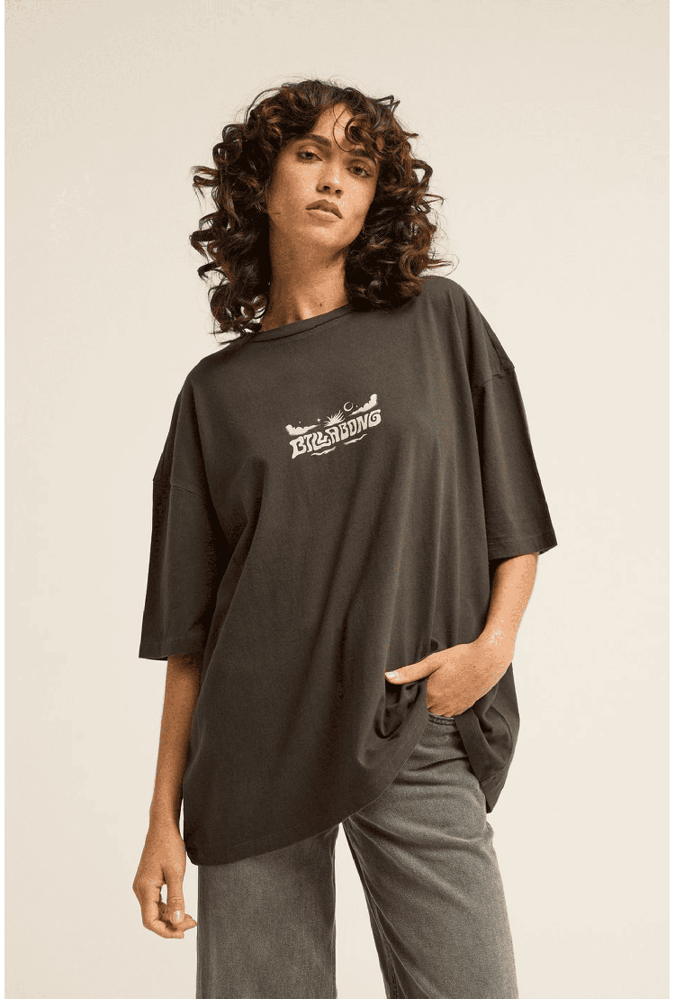 Billabong Tropical Filmore Women's T-Shirt | Off Black | Surfwax