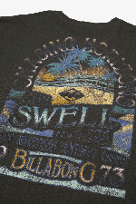 Billabong Chasing Horizons Moteriški Marškinėliai | Off Black | Surfwax