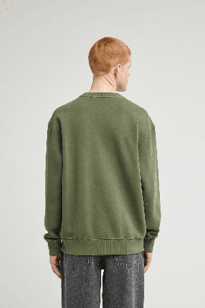 Element Lowcase Pigment Cr Men's Sweatshirt | Bronze Green | Surfwax