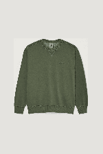 Element Lowcase Pigment Cr Men's Sweatshirt | Bronze Green | Surfwax