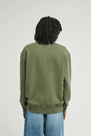 Element Lowcase Pigment Quarter Zip Men's Sweatshirt | Bronze Green | Surfwax