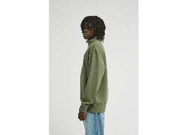 Element Lowcase Pigment Quarter Zip Vyriškas Bliuzonas | Bronze Green | Surfwax