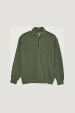 Element Lowcase Pigment Quarter Zip Vyriškas Bliuzonas | Bronze Green | Surfwax