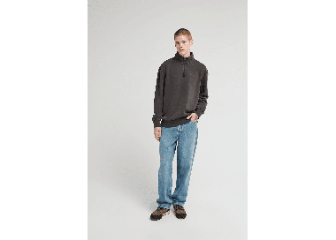 Element Lowcase Pigment Quarter Zip Vyriškas Bliuzonas | Off Black | Surfwax