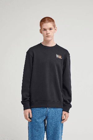 Element Timber Van Cr Men's Sweatshirt | Flint Black | Surfwax