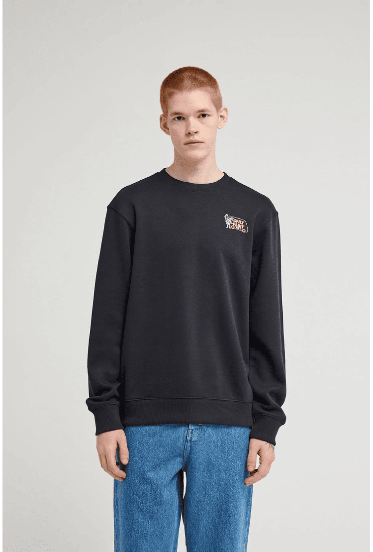 Element Timber Van Cr Men's Sweatshirt | Flint Black | Surfwax