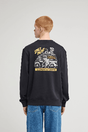 Element Timber Van Cr Men's Sweatshirt | Flint Black | Surfwax