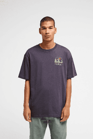 RVCA Saguaro Canyon Men's T-Shirt | Garage Blue | Surfwax