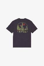 RVCA Saguaro Canyon Men's T-Shirt | Garage Blue | Surfwax