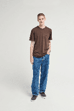 Element Lowcase Pigment Men's T-Shirt | Java | Surfwax