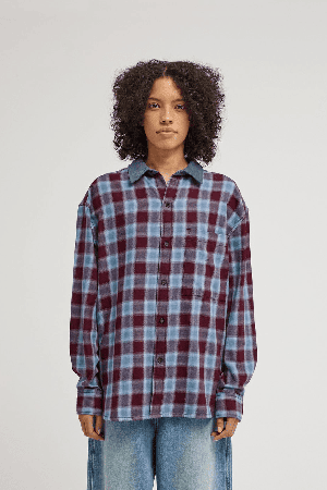 Element Flannel Moteriški Languoti Marškiniai | Zinfandel Checks | Surfwax