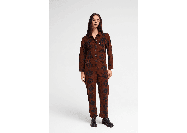 RVCA Shannen Relaxed Women's Jumpsuit | Chocolate | Surfwax