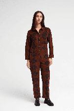 RVCA Shannen Relaxed Women's Jumpsuit | Chocolate | Surfwax