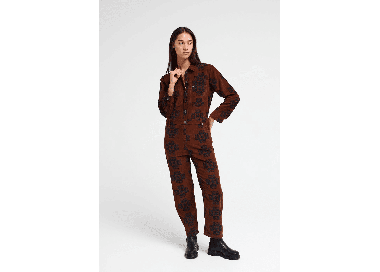 RVCA Shannen Relaxed Women's Jumpsuit | Chocolate | Surfwax
