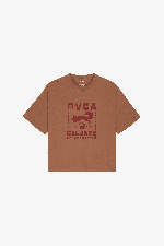 RVCA Agile Moteriški Marškinėliai | Cocoa | Surfwax