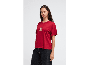 RVCA Iris Easy Moteriški Marškinėliai | Brick Red | Surfwax
