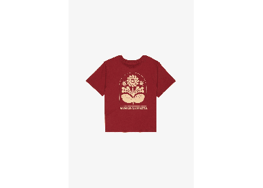 RVCA Iris Easy Moteriški Marškinėliai | Brick Red | Surfwax