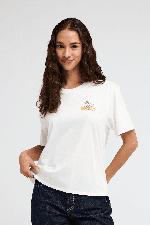 RVCA Nature Calling Easy Women's T-Shirt | Cloud | Surfwax
