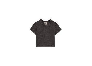 Element Lowcase Crop Women's T-Shirt | Off Black | Surfwax