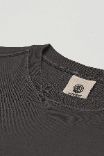 Element Lowcase Pigment Moteriški Marškinėliai | Off Black | Surfwax