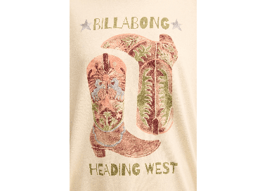 Billabong Ready To Roam Moteriški Marškinėliai | White Cap | Surfwax