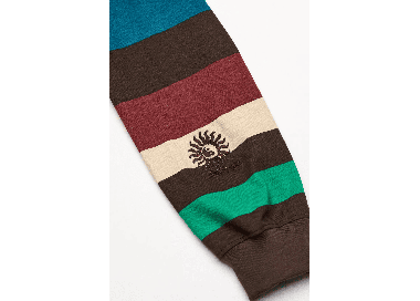 Quiksilver Sibbald Moteriški Marškinėliai Ilgomis Rankovėmis | Java Stripe | Surfwax
