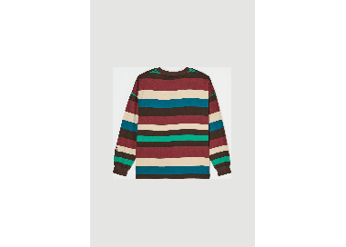 Quiksilver Sibbald Moteriški Marškinėliai Ilgomis Rankovėmis | Java Stripe | Surfwax