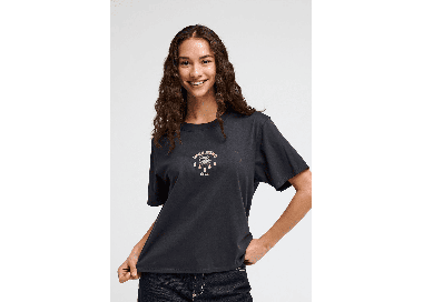 RVCA The Star Easy Moteriški Marškinėliai | Washed Black | Surfwax