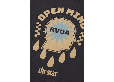 RVCA The Star Easy Moteriški Marškinėliai | Washed Black | Surfwax