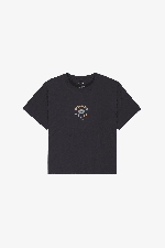 RVCA The Star Easy Moteriški Marškinėliai | Washed Black | Surfwax