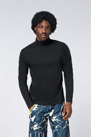 Chiemsee Turtleneck Men's Thermal Turtleneck | Black | Surfwax
