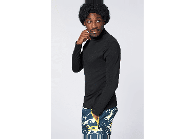 Chiemsee Turtleneck Men's Thermal Turtleneck | Black | Surfwax